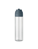 TOIEN KLAR Bouteille RPET 700ml Couleurs : bleu pétrole impression haute définition