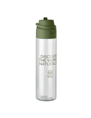 TOIEN KLAR Bouteille RPET 700ml Couleurs : vert foncé personnalisable avec votre logo
