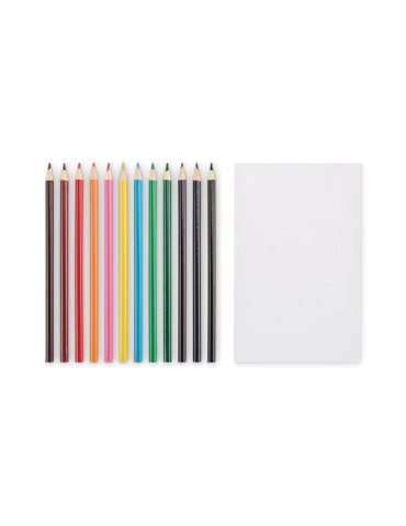 FUNSKETCH Set de coloriage pour enfants Couleurs : beige cadeau entreprise pas cher