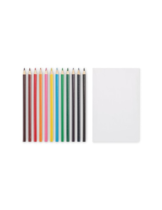 FUNSKETCH Set de coloriage pour enfants Couleurs : beige cadeau entreprise pas cher