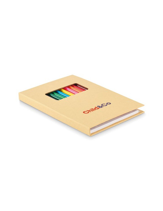 FUNSKETCH Set de coloriage pour enfants Couleurs : beige impression haute définition