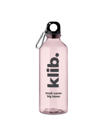 MOSS RE500 Bouteille RPET 500ml Couleurs : rose transparent cadeau entreprise pas cher