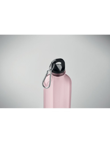 MOSS RE500 Bouteille RPET 500ml Couleurs : rose transparent impression logo haute qualité