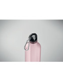 MOSS RE500 Bouteille RPET 500ml Couleurs : rose transparent impression logo haute qualité