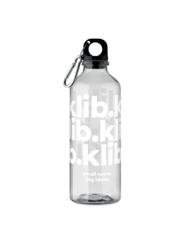 MOSS RE500 Bouteille RPET 500ml Couleurs : transparent marquage laser ultra précis