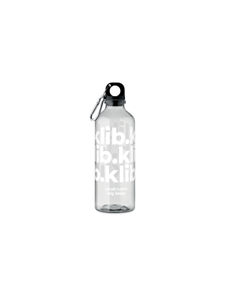 MOSS RE500 Bouteille RPET 500ml Couleurs : transparent marquage laser ultra précis