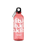 MOSS RE500 Bouteille RPET 500ml Couleurs : rouge transparent impression haute définition