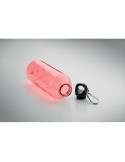 MOSS RE500 Bouteille RPET 500ml Couleurs : rouge transparent marquage couleur éclatante