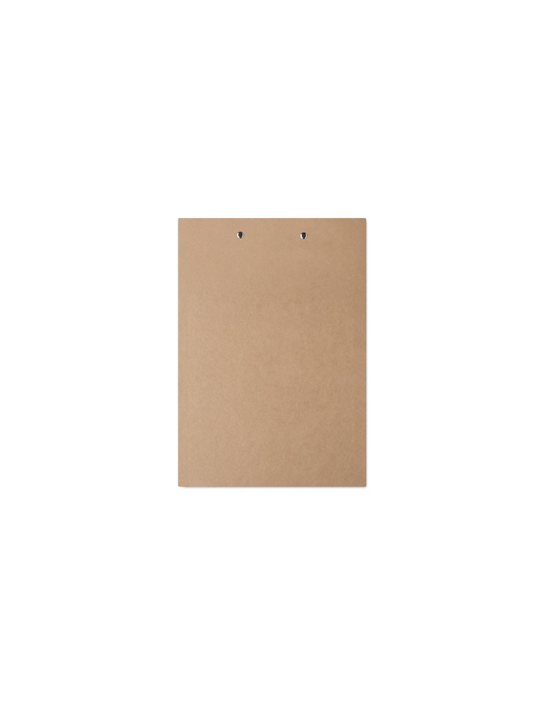 CLIPA Porte bloc avec pince A4 Couleurs : beige cadeau entreprise pas cher
