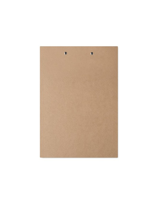 CLIPA Porte bloc avec pince A4 Couleurs : beige cadeau entreprise pas cher