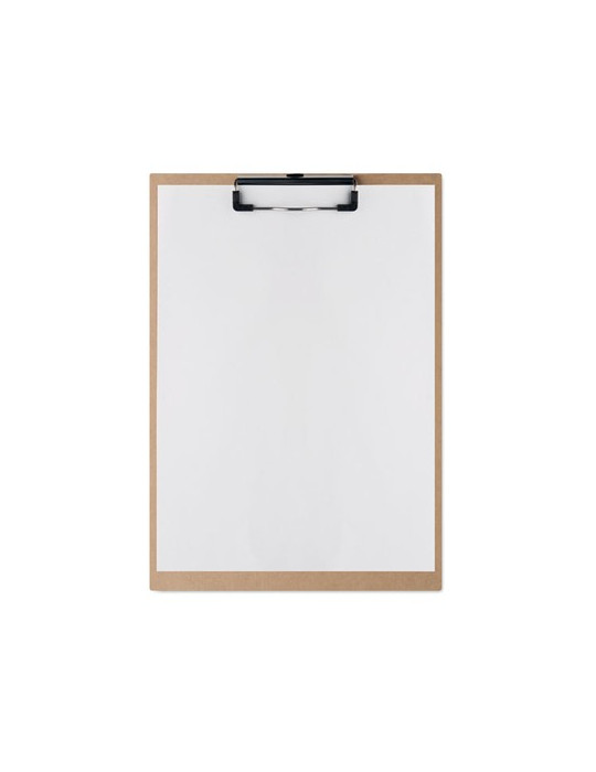 CLIPA Porte bloc avec pince A4 Couleurs : beige impression haute définition