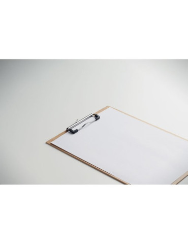 CLIPA Porte bloc avec pince A4 Couleurs : beige cadeau collaborateur premium