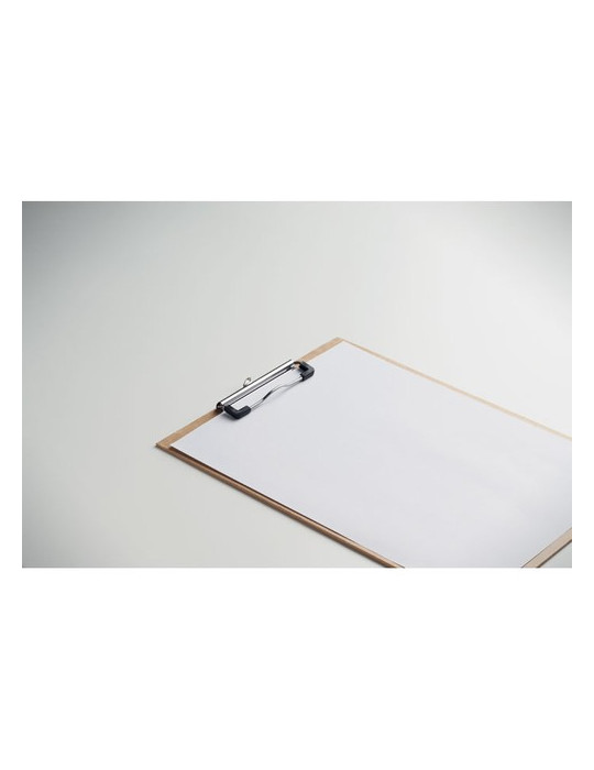 CLIPA Porte bloc avec pince A4 Couleurs : beige cadeau collaborateur premium