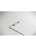 CLIPA Porte bloc avec pince A4 Couleurs : beige cadeau collaborateur premium
