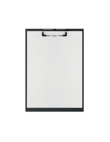 CLIPA Porte bloc avec pince A4 Couleurs : noir marquage laser ultra précis