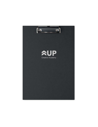 CLIPA Porte bloc avec pince A4 Couleurs : noir personnalisation rapide en France