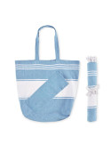 HUMMUM Sac de plage avec serviette Couleurs : turquoise marquage laser ultra précis