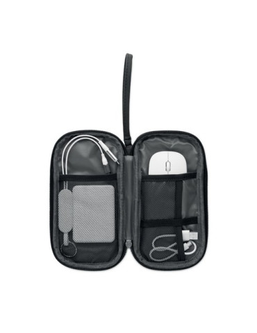 ALLTHERE Trousse organisateur RPET 600D Couleurs : noir cadeau entreprise pas cher