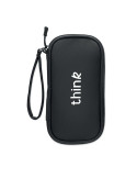 ALLTHERE Trousse organisateur RPET 600D Couleurs : noir impression haute définition