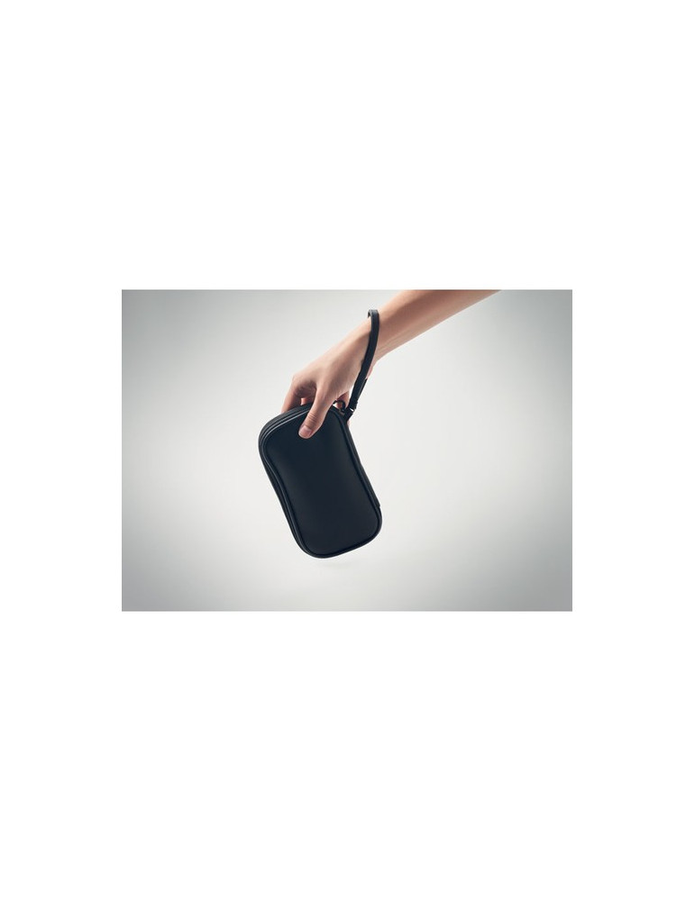 ALLTHERE Trousse organisateur RPET 600D Couleurs : noir marquage laser ultra précis