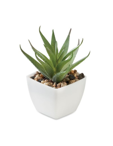 ARTILOE Mini plante artificielle Couleurs : blanc