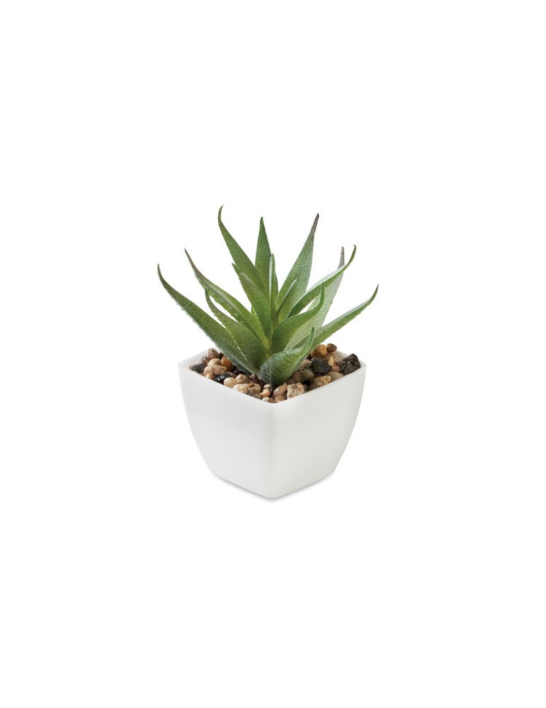 ARTILOE Mini plante artificielle Couleurs : blanc