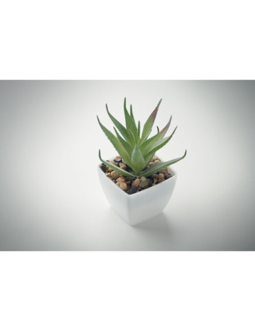 ARTILOE Mini plante artificielle Couleurs : blanc goodies publicitaire événementiel