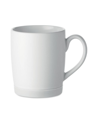 SILBASE Mug en céramique 300ml Couleurs : blanc