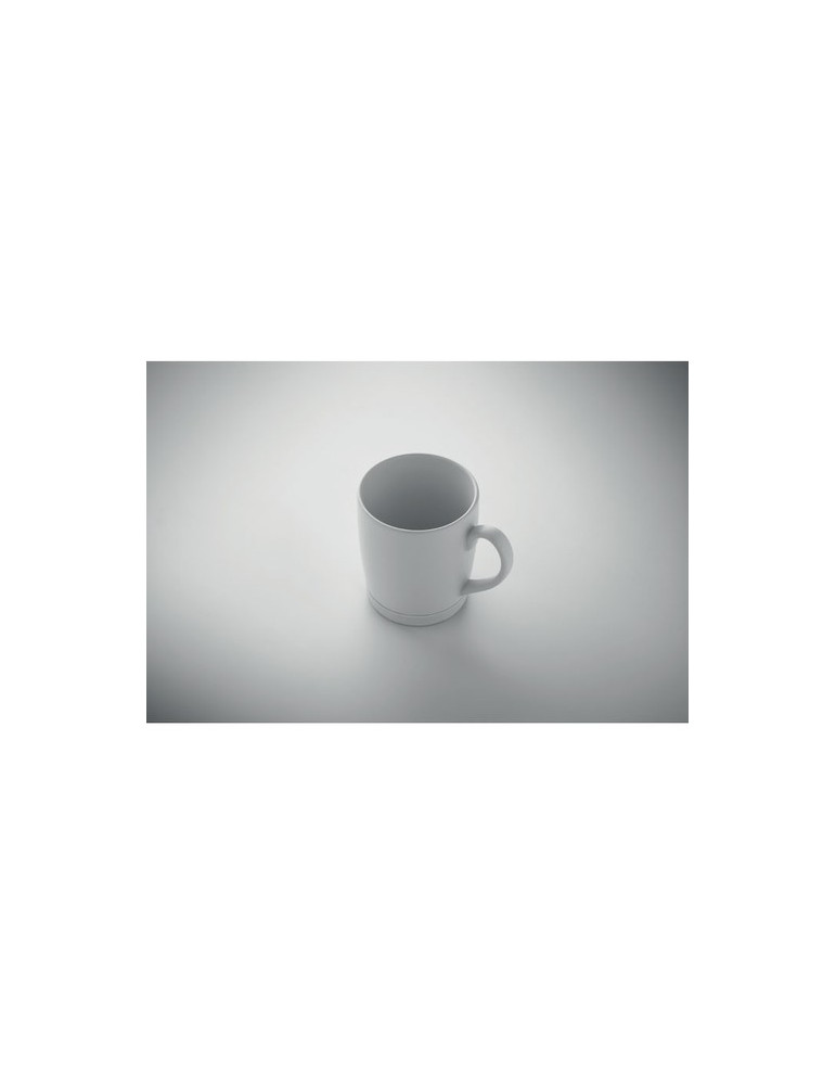 SILBASE Mug en céramique 300ml Couleurs : blanc cadeau client original