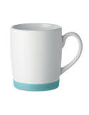 SILBASE Mug en céramique 300ml Couleurs : bleu pétrole personnalisable avec votre logo