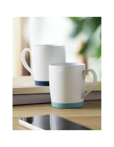 SILBASE Mug en céramique 300ml Couleurs : bleu pétrole goodies personnalisé en stock