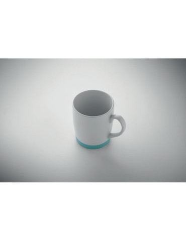 SILBASE Mug en céramique 300ml Couleurs : bleu pétrole cadeau affaires élégant