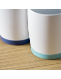 SILBASE Mug en céramique 300ml Couleurs : bleu pétrole objet promo petit budget