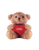 CUDDLE Petit ours peluche avec cœur Couleurs : rouge cadeau entreprise pas cher