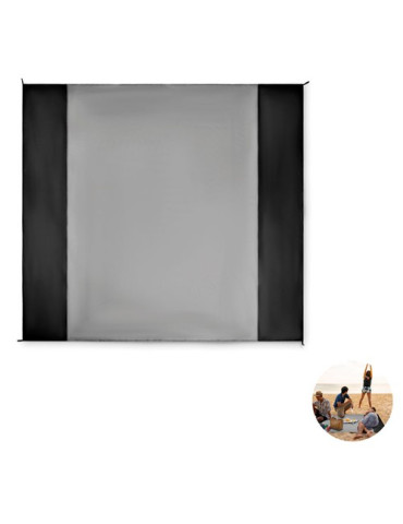 NOSAND Grand tapis de plage léger Couleurs : noir