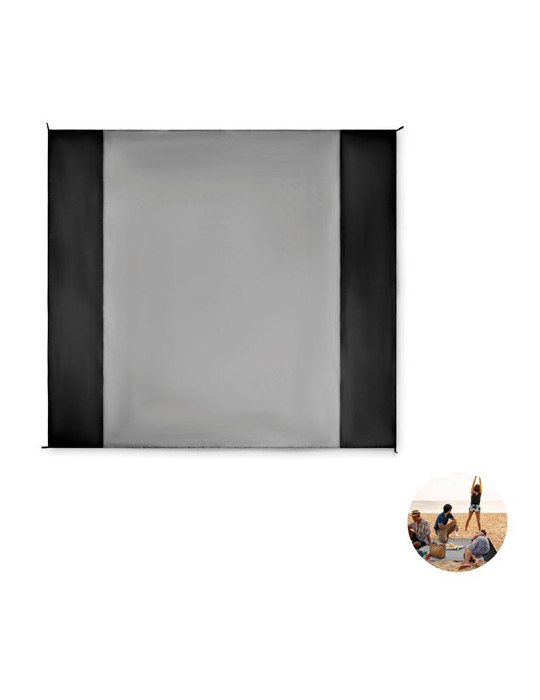 NOSAND Grand tapis de plage léger Couleurs : noir