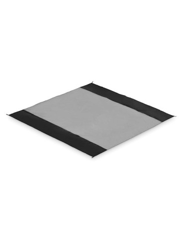 NOSAND Grand tapis de plage léger Couleurs : noir objet promotionnel éco-responsable