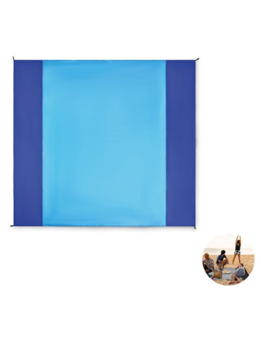 NOSAND Grand tapis de plage léger Couleurs : turquoise personnalisable avec votre logo