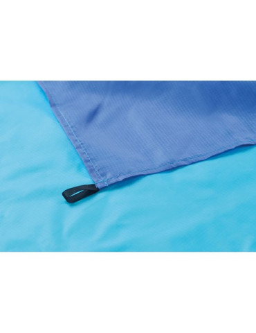 NOSAND Grand tapis de plage léger Couleurs : turquoise impression logo haute qualité