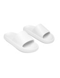 EVASLIDE Claquettes en EVA Taille 38/39 Couleurs : blanc personnalisable avec votre logo