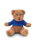 JOHNNY T Peluche ourson avec t-shirt Couleurs : bleu personnalisable avec votre logo