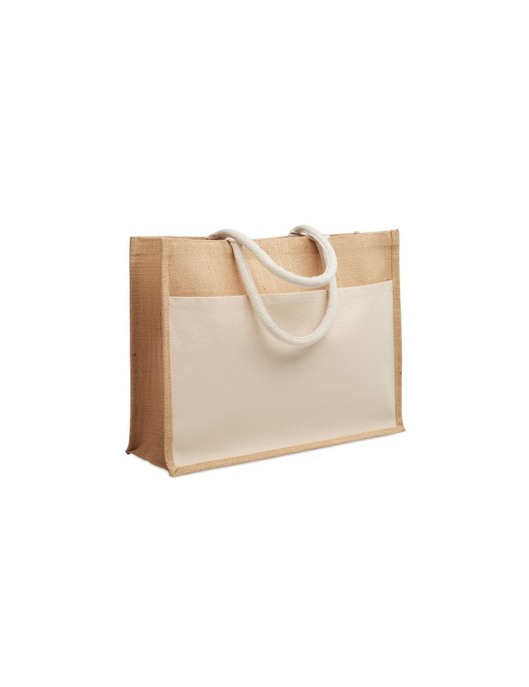 BAGA Sac shopping en jute Couleurs : beige