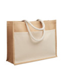 BAGA Sac shopping en jute Couleurs : beige