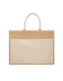 BAGA Sac shopping en jute Couleurs : beige cadeau entreprise pas cher