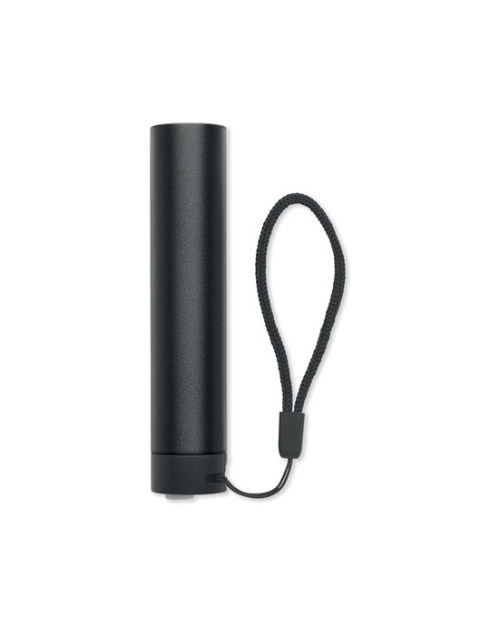 LUME Lampe torche en aluminium Couleurs : noir marquage laser ultra précis