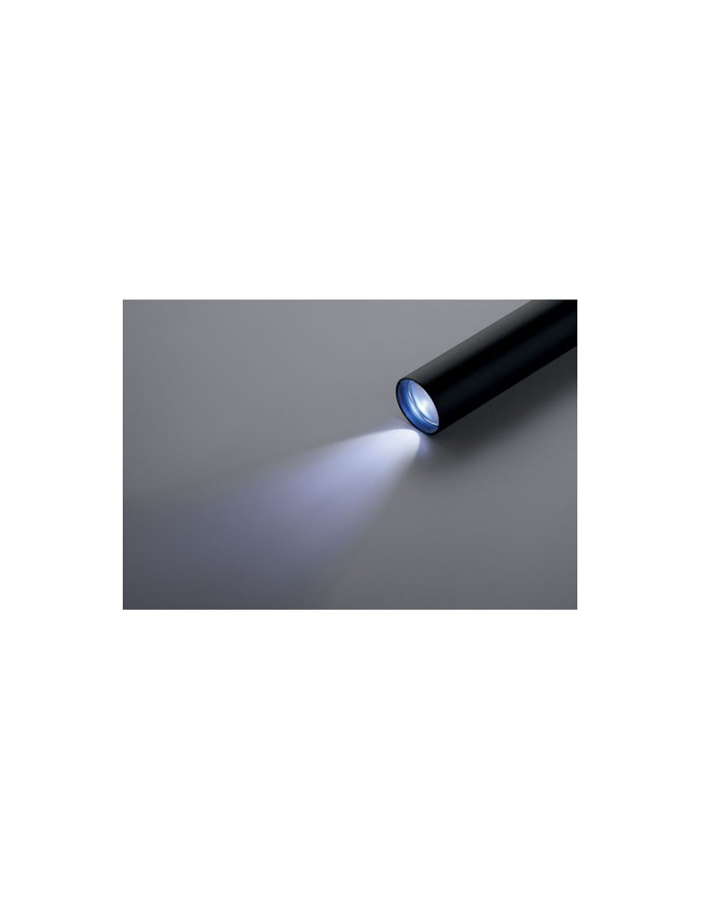 LUME Lampe torche en aluminium Couleurs : noir objet promotionnel éco-responsable