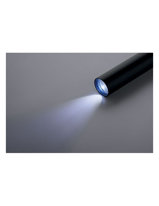 LUME Lampe torche en aluminium Couleurs : noir objet promotionnel éco-responsable