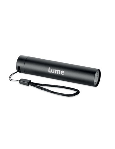 LUME Lampe torche en aluminium Couleurs : noir goodies entreprise design