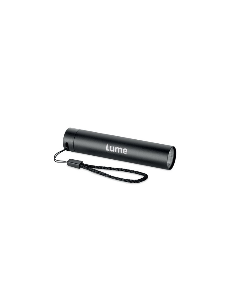 LUME Lampe torche en aluminium Couleurs : noir goodies entreprise design
