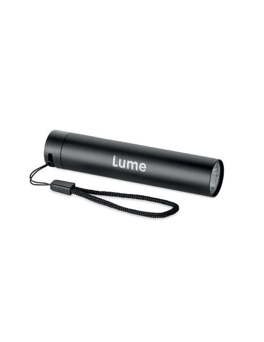 LUME Lampe torche en aluminium Couleurs : noir goodies entreprise design